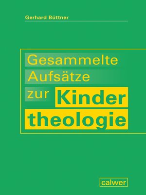 cover image of Gesammelte Aufsätze zur Kindertheologie